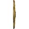 Ekena Millwork Bonetti Ceiling Medallion (Fits Canopies up to 5 1/8"), Hand-Painted Gold, 20"OD x 1 3/4"P CM20BOGLS - alternate 2